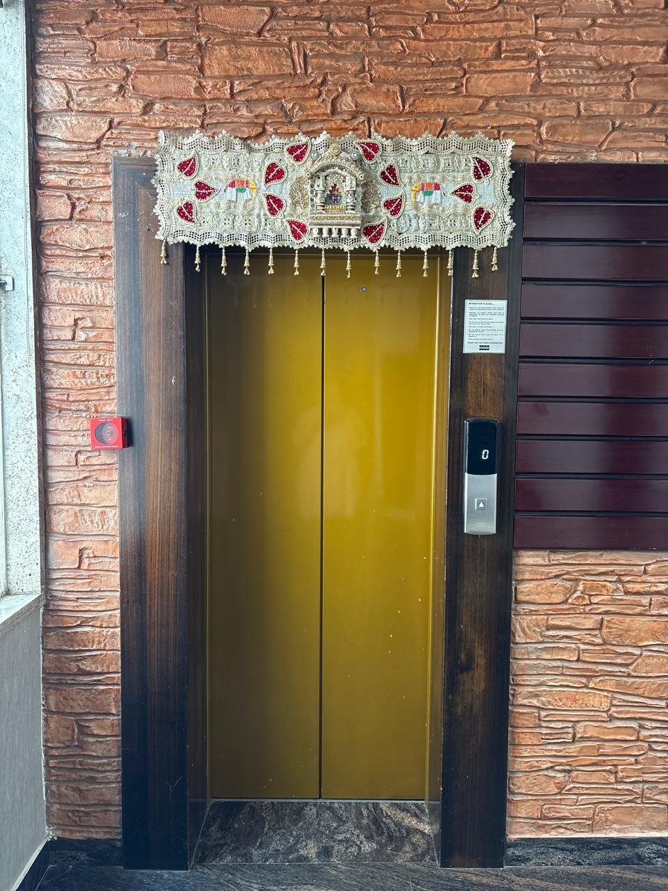 Shreenath ji toran with side hangings  40’’ - Image 2