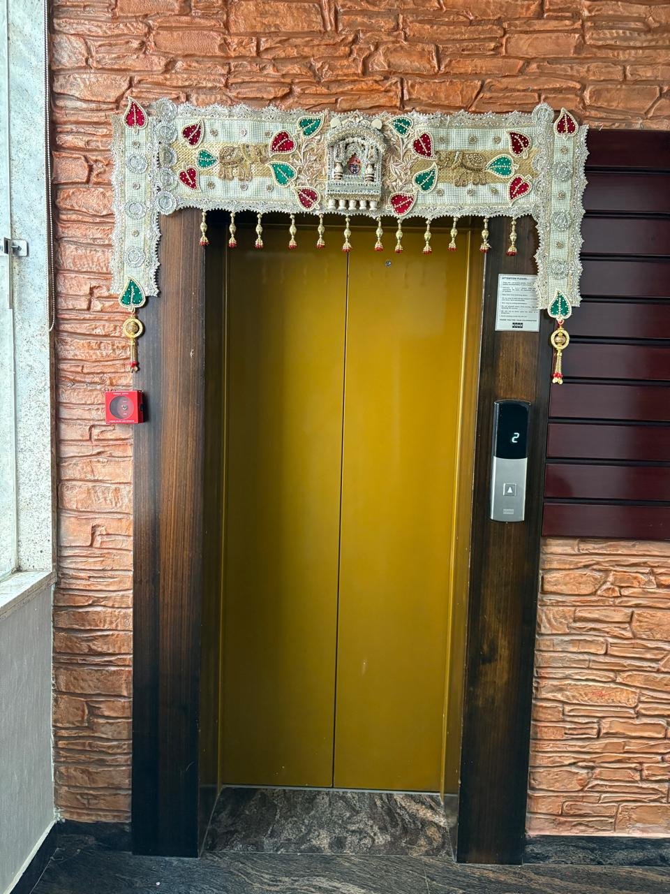 Shreenath ji toran with side hangings  40’’ - Image 3