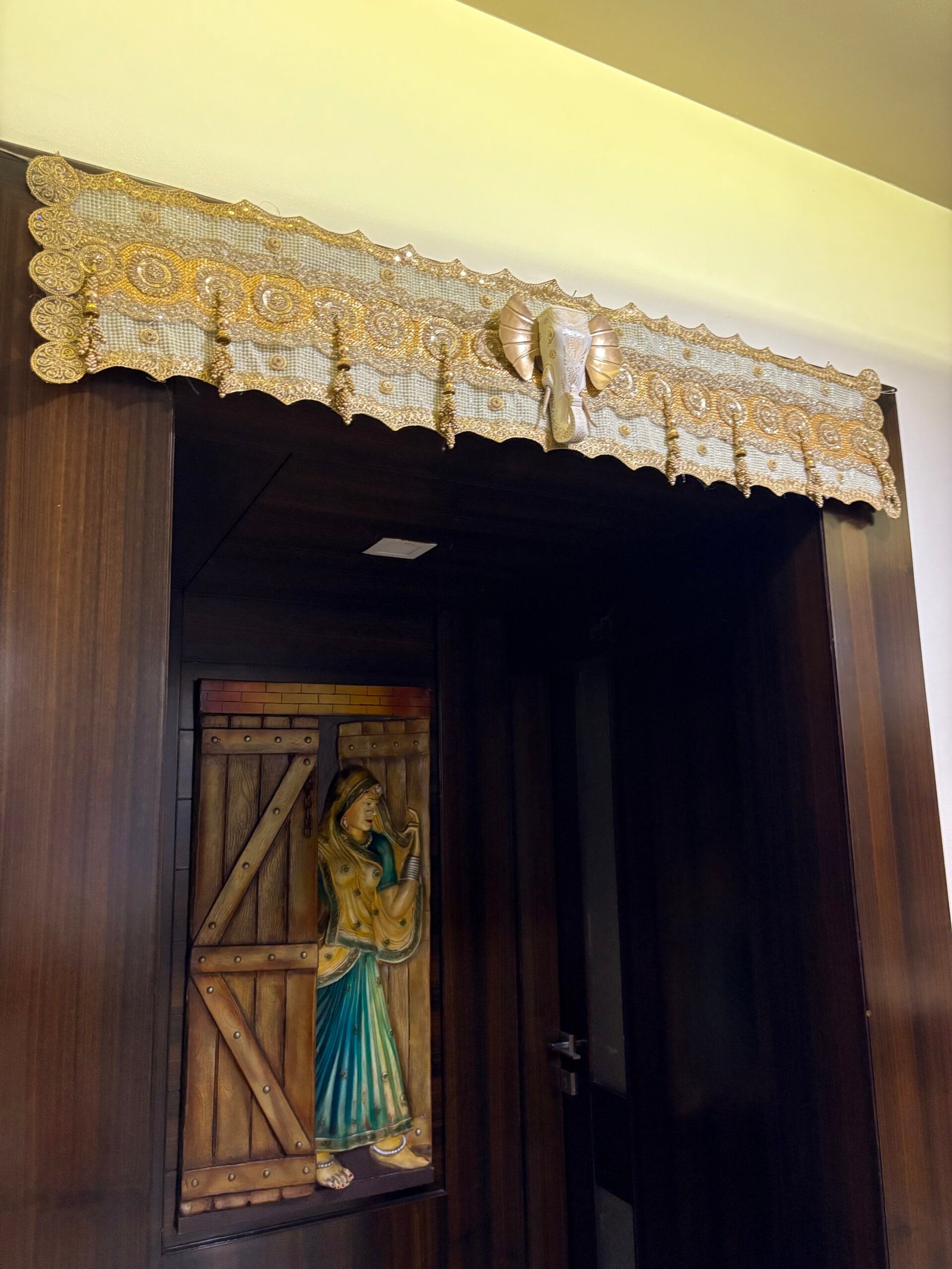 Elephant toran Golden theme 40"