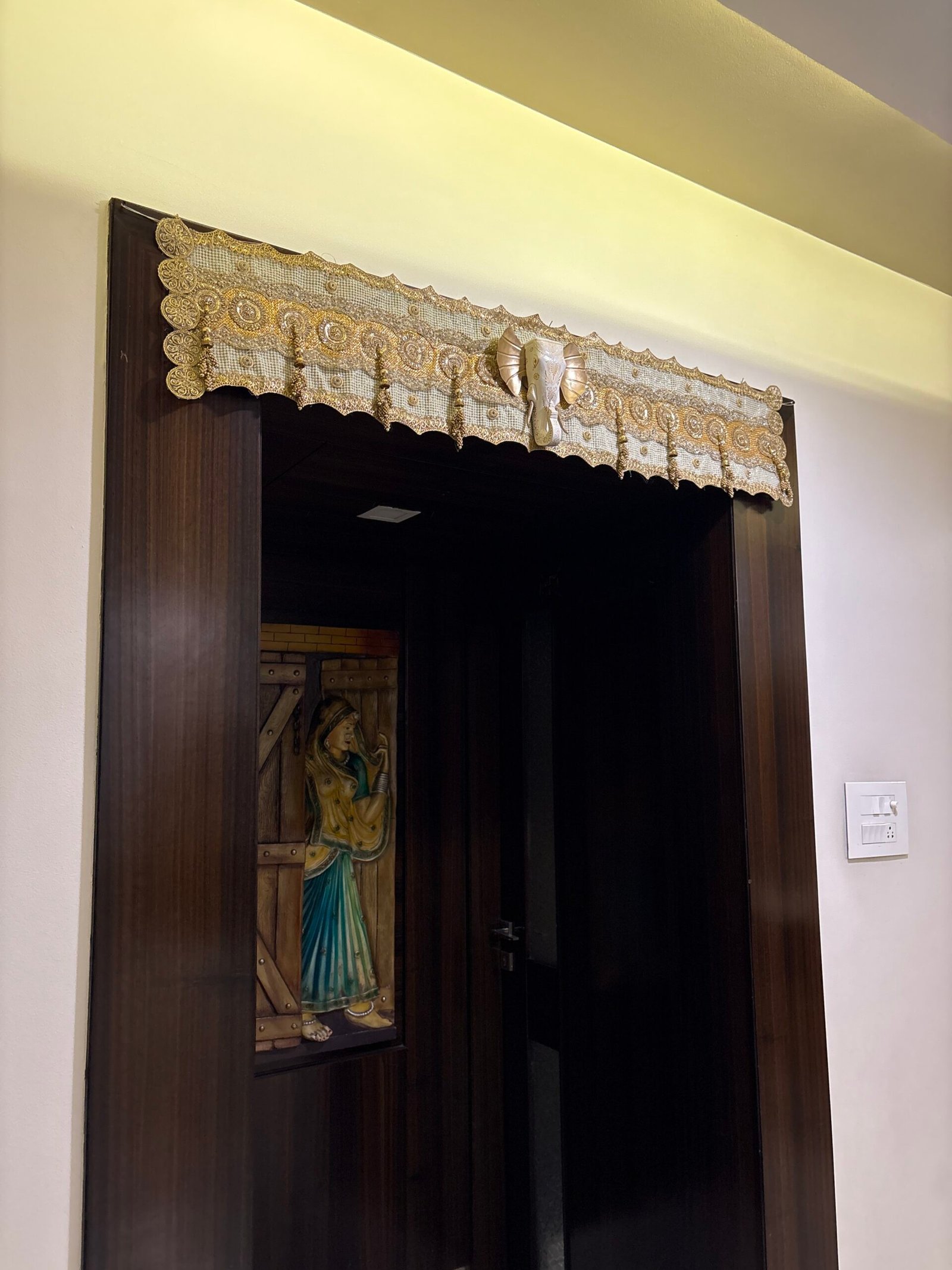 Elephant toran Golden theme 40" - Image 7